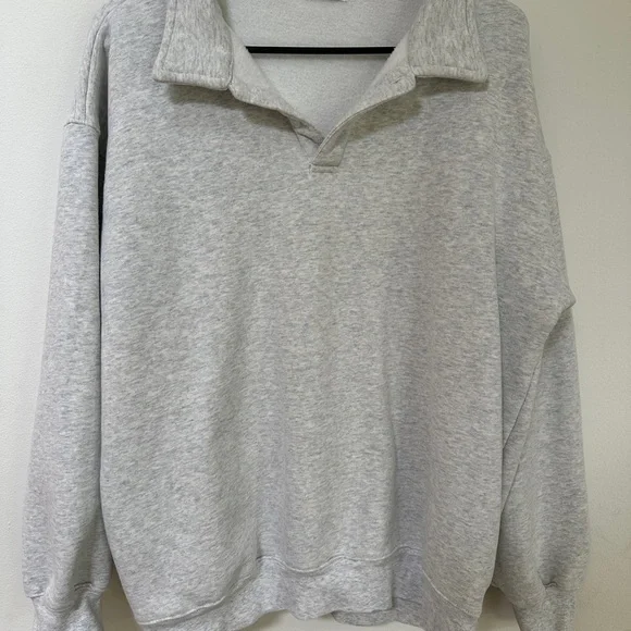 Rumored Airport Sweatshirt, Color Gray, Size S/M (oversized fit) - Picture 3 of 6